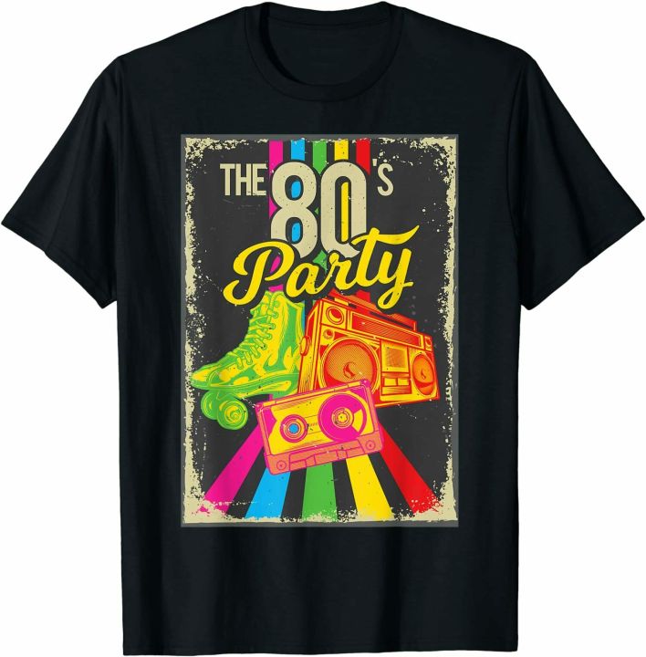 New Limited Vintage Funny 80S Outfit The 80S Retro Party Gift Idea T-Shirt  S-3Xl | Lazada Ph