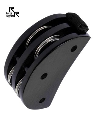 RockaRhythm แทมโบรีน สำหรับใส่เท้า แทมโบรีนเท้า วัสดุไม้ (Foot Rhythm Ring Tambourine) รุ่น G16