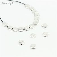 Dmtry 10pcs/lot Fashion Jewelry Silver Color Making Cuff Bracelets &amp; Bangles Findings Accessory Spacers Beads C0202 Beads