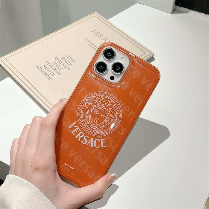 เคสโทรศัพท์-iphone-แบรนด์อินเทรนด์จากยุโรปและอเมริกา-apple-11-mobile-phone-case-iphone-13-head-logo-14promax12-couple-13pro