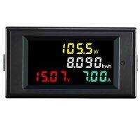 4 in 1 DC Voltmeter Ammeter Power Energy Meter DC 7.0-20.0V/DC 14.0-600.0 V 0.01-100A HD Color Screen 180 Degrees Flawless LED