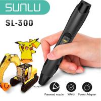 SUNLU 3D Pen SL-300 3D Printing Pens 8 Digital Speed Control For Drawing Christmas Gift Fast Shipping 3d Pen Set