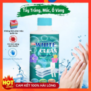 COMBO 2 Nước tẩy WHITE CLEAN trắng sạch không mục vải - Chai 500ml