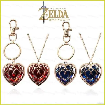 Amazon.com: AILUOR The Legend of Zelda Skyward Sword Heart Crystal Necklace  Container Keychain Cosplay Created Sapphire Ruby Big Heart Pendant Anime  Jewelry Valentines Gifts for Women Girl (Blue) : Clothing, Shoes &