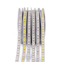 เทปริบบิ้นติดตกแต่งห้องไฟ LED SMD5050 5054ยืดหยุ่น12V 5M 2835ไฟ LED 120ดวง/ม. กันน้ำไฟตู้สำหรับห้องนอนแถบไฟ LED