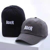 ADER หมวกแก๊ปคลุมรอบศีรษะขนาดใหญ่ปักลายตัวอักษรหมวกนุ่มหมวกเบสบอลชาย Topi Han Guochao นักเรียนหญิงใหม่2023เกาหลี