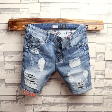 Jet Black Denim Shorts for Men – Export Quality – Mega Sections