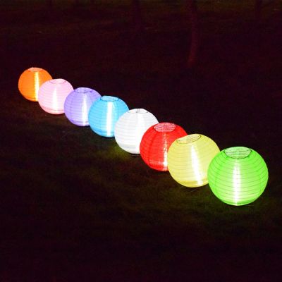 Garden Lantern Outdoor Solar Lights Garden Decoration Outdoor Solar LED Lamp Festival Hanging Chinese Lantern Wedding Decor