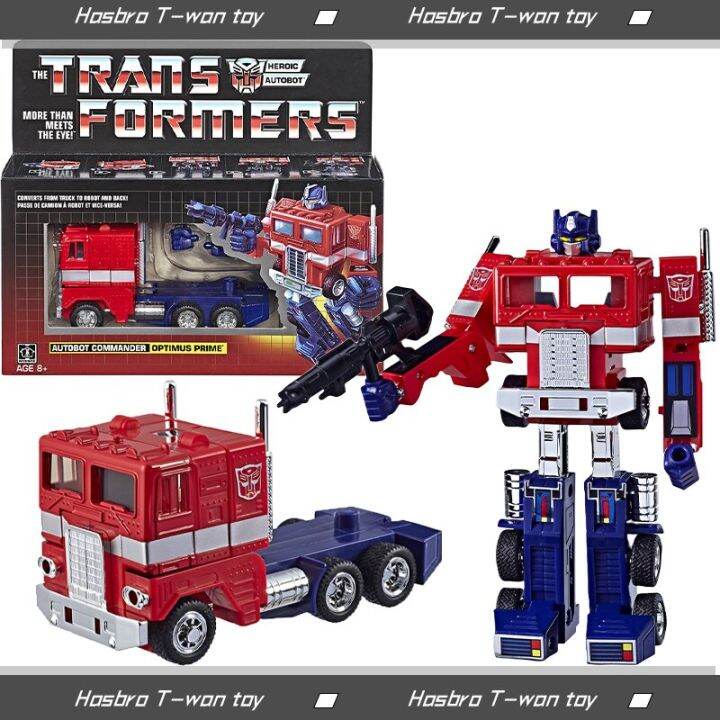 【authentic Authorization】hasbro Transformers G1 Heroic Autobot Commander Optimus Prime Action 0143