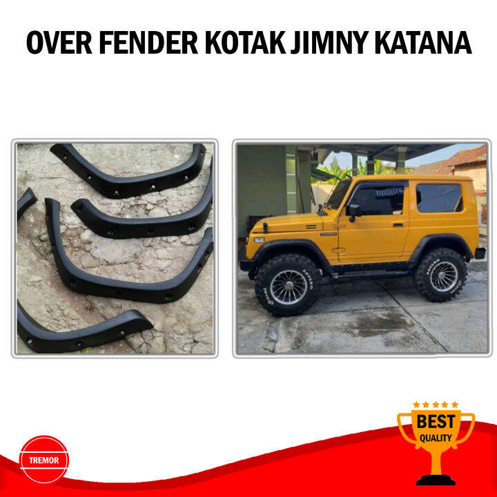 Over fender jimny katana model kotak baut L variasi / Over fender kotak