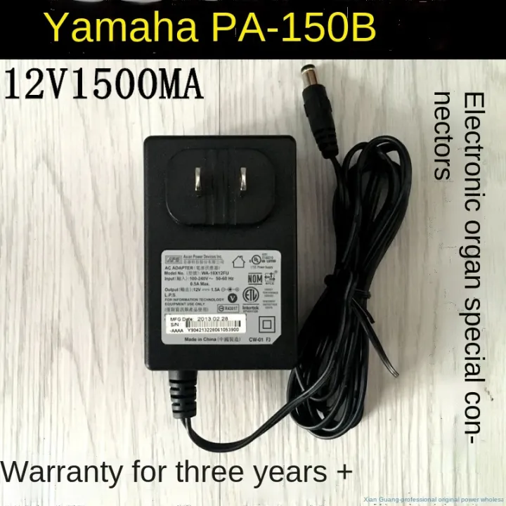 Original/2022 Yamaha Electronic Organ PA150B Power Adapter KB110 150 180 280 290 Charger