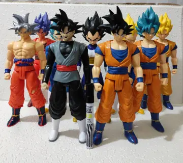 Action Figure Toys For Children Adults SHF Super Saiyan God Son Goku Blue  Anime Dragon Ball Super Gifts PVC Model Movable Dolls