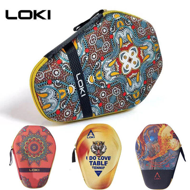 LOKI Table Tennis Racket Bag Hard Shell Table Tennis Racket Cover Bag