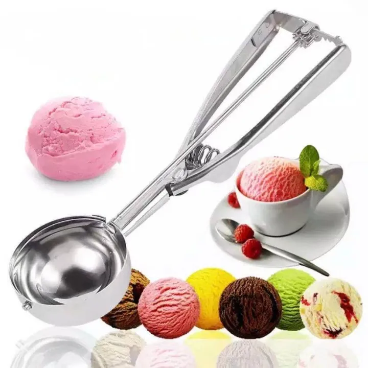 Stainless steel ice cream scoop/spoons,serving spoon,round/balls design