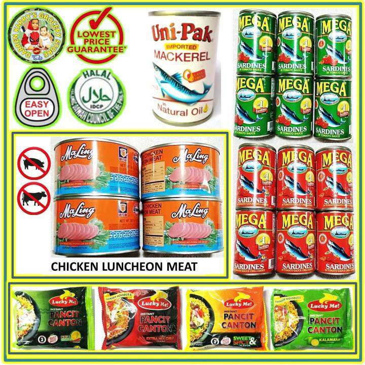 Mega Sardines in Tomato Sauce 155gm x 12cans * MaLing Canned Chicken