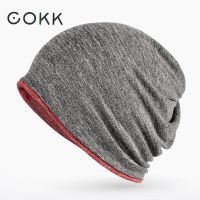 [Fine Jewelry] COKK ฤดูใบไม้ร่วง Gorros หมวกฤดูหนาวสำหรับผู้ชายผู้หญิงบุรุษ S Kullies Beanies ผ้าโพกหัวหมวกหญิงชายหมวก Bonnet C Hapeu Masculino