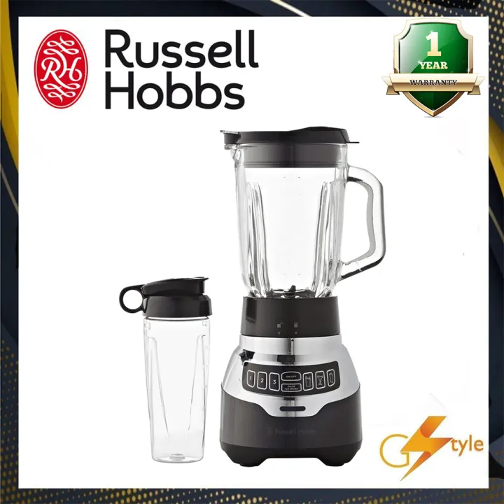 Russell Hobbs 1.5L One Touch Power Crush Glass Blender with Ice Crush Function RHBL1300 Lazada PH
