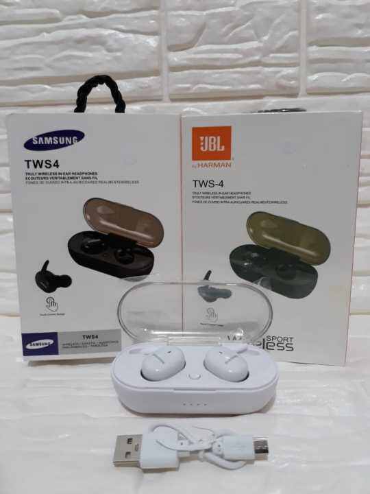 HEADSET BLUETOOTH SAMSUNG TWS4 HEADSET WIRELESS Lazada Indonesia