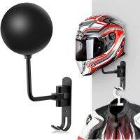 【YF】 1Pcs Motorcycle Helmet Rack Wall Mount Helmets Display Holder 180 Degree Keys Jacket Hanger Hooks Coats