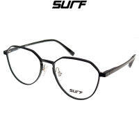 แว่นตา SURF รุ่น 6105-C1 เต็มกรอบสีดำ วินเทจ Vintage โลหะ น้ำหนักเบา ใส่สบายแว่นตาแฟชั่น  (มีบริการตัดเลนส์สายตา ราคาถูก)