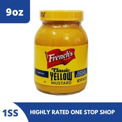French’s Classic Yellow Mustard Gluten Free 9oz Lazada PH