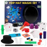 Magic Kit Magic Tricks Games Toy For Girls Boys Magician Pretend Play Performing Props For Beginners Toddlers