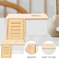 หนูแฮมสเตอร์ห้องอาบน้ำ Guinea Sand Basin Case อ่างอาบน้ำโปร่งใสอุปกรณ์เสริมที่ละเอียดอ่อนกรงอะคริลิคทนต่อการสึกหรอ Chinchilla