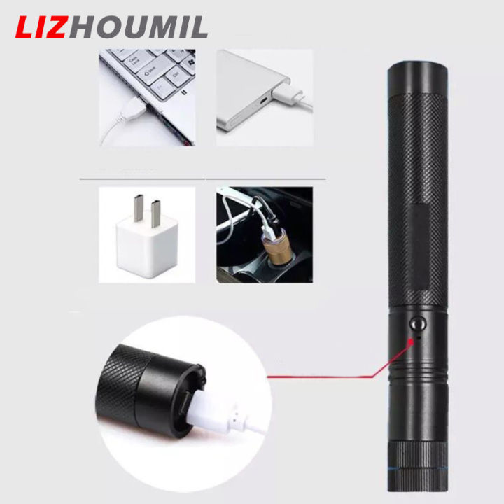 lizhoumil-ไฟฉายปากกาไฟฉายชาร์จไฟได้-usb-อะลูมิเนียมอัลลอยประหยัดพลังงานน้ำหนักเบากลางแจ้ง303