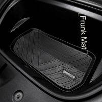 สำหรับ Tesla รุ่น Y Mats ธรรมดา TPE Sub-Trunk Frunk Mat Cargo ถาด Liners Lower ช่องรถ Boot Mats