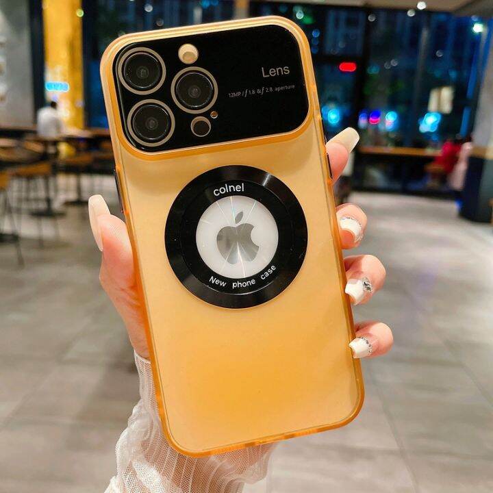 ineater-อุปกรณ์ป้องกันเลนส์กล้องถ่ายรูปแบบนิ่มสำหรับ-iphone-11เคสครอบโทรศัพท์-magsafe-สำหรับ-iphone-14-plus-13-pro-max-12