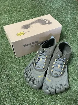 Vibram Fivefinger 2019 KSO EVO XS TREK Men Mesh Sneakers Five Fingers Fast  lacing Slip Indoor Fitness Playa Rubber Shoe