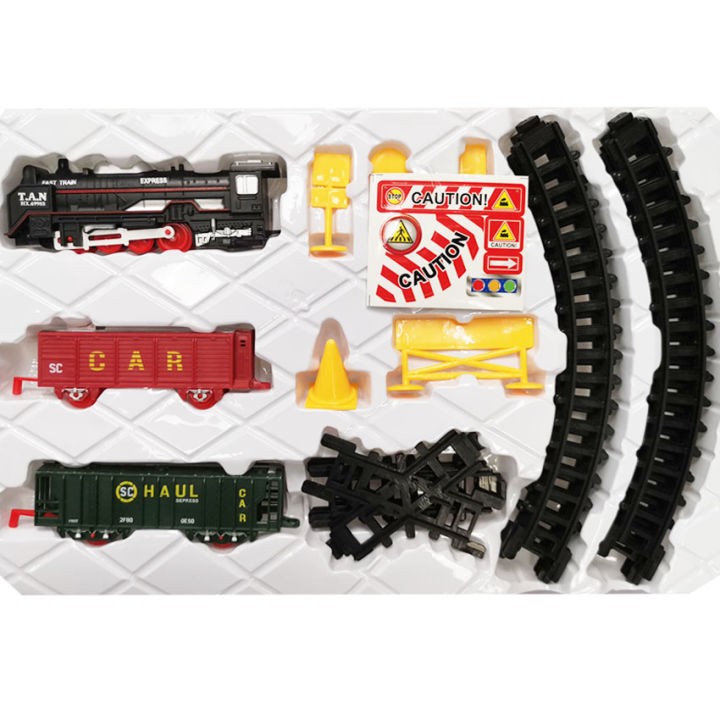 cfdtoy-รถไฟของเล่น-รถไฟ-รางรถไฟ-รถไฟวิ่งราง-ใส่ถ่าน-jhx3305