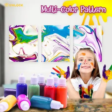 TOOKYLAND Marbling Paint Art Kit - colour Marble Painting Set For Water  Marbling, Arts & Crafts Toys And Gift Ideas