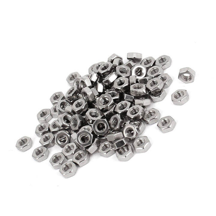 metric-m3-hex-nuts-304-stainless-steel-fastener-din934-100pcs-for-bolt