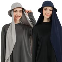 【CW】 Muslim Hijab With Baseball Cap Hijabs To Wear Instant Headscarf