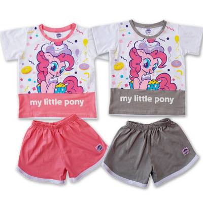 เสื้อกางเกงเด็ก ผ้าคอตตอน *ลิขสิทธิ์แท้* ลายโพนี่ ผลิตไทย My Little Pony ดิสนีย์ ชุดเซ็ต สำหรับเด็ก 2-4ขวบ