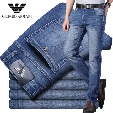 EMPORIO ARMANI 3Z1J45 1DLRZ 0941 Mens Denim Jeans Stretch Casual Slim Fit  Pants | eBay