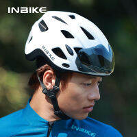 INBIKE หมวกกันน็อคขี่จักรยานแบบสองโหมดตัวดูดแม่เหล็กหมวกนิรภัยกันลมหมวกนิรภัยรวม