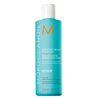 Moroccanoil moisture repair shampoo 250ml แชมพูสำหรับผมอ่อนแอและผมแห้งเสีย จากการทำเคมีมามาก จากอุปกรณ์ความร้อน