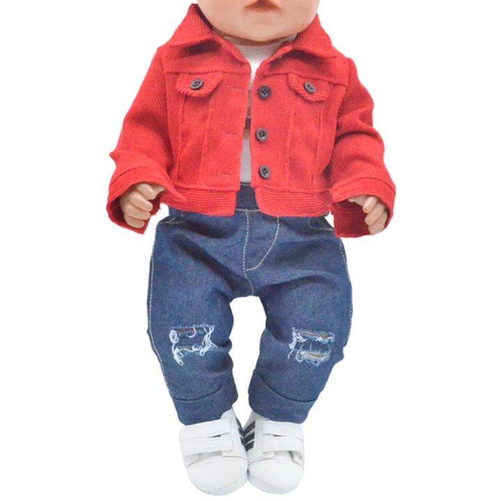 yf-mini-clothes-fashion-jackets-jeans-coats-shoes-fits-45-cm-doll-and-new-accessories