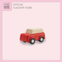 PlanToys Red SUV ของเล่นไม้เสริมพัฒนาการ รถเอสยูวี  สำหรับเด็กอายุ 3 ปีขึ้นไป