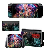 [Enjoy the small store] Stranger Things Nintendostitch สติ๊กเกอร์สกินสำหรับ Nintend Console และ Joy-Con Controller