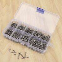 800Pcs Stainless Steel Self Tapping Screw Assortment Kit Lock Nut Wood Thread Nail Screw Sets M2