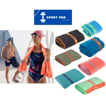 Swimming Microfibre Towel Size XL - Blue