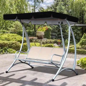 3 seater garden swing canopy online replacement