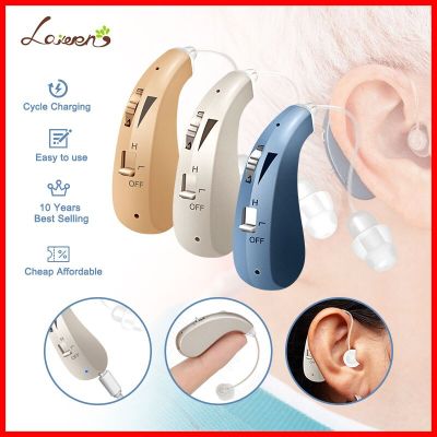 ZZOOI Micro Hearing Aid Digital Deafness Headphones Rechargeable Sound Amplifier For Elderly High Power Ear Care Aid Drop Shopping