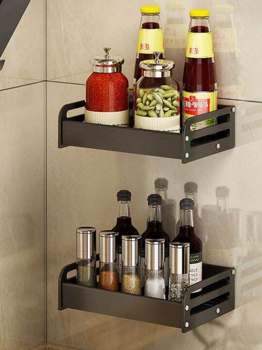 LASGO Kitchen Storage Rack Wall Hanging Free Punch Household Condiment Supplies Daquan Chopsticks Knife Holder Pot Cover Dish Shelf | Lazada.vn Lasgo Kitchen Storage Rack Wall Hanging Free Punch Household Condiment Supplies Daquan Chopsticks Knife Holder Pot Cover Dish Shelf | Lazada.Vn