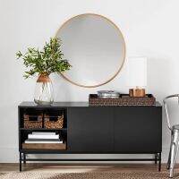 Sumpter Park Console Table  Particleboard  Iron  Medium Density Fiberboard，52.01 X 15.94 X 24.02 Inches Edge Corner Guards