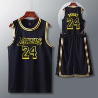 นิวเจอร์ซีย์คุณภาพสูง NBA Los Angeles Lakers Jersey KOBE No. 24 Black Mamba Basketball Men Women Couple Uniforms Customized Suits Competition City Edition