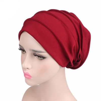 【YF】 HOt Sale Elastic Muslim Hijabs Turban Beanie Cap Women Soft Cotton Bonnet Head Wrap Winter Warm High Quality Hat